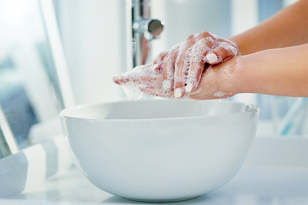 Var noggrann med att tvätta händerna