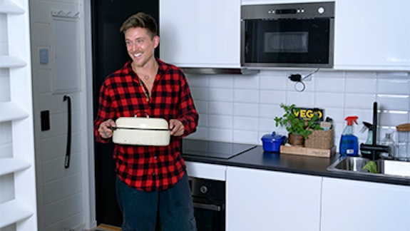 Danny i köket