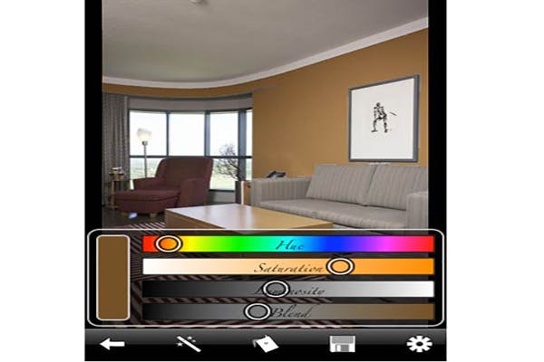 Med farge app kan få et inntrykk om fargen du tenker på passer