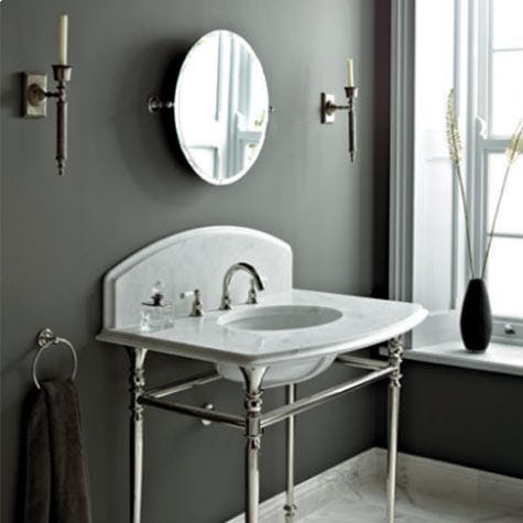 Moderne baderom i marmor