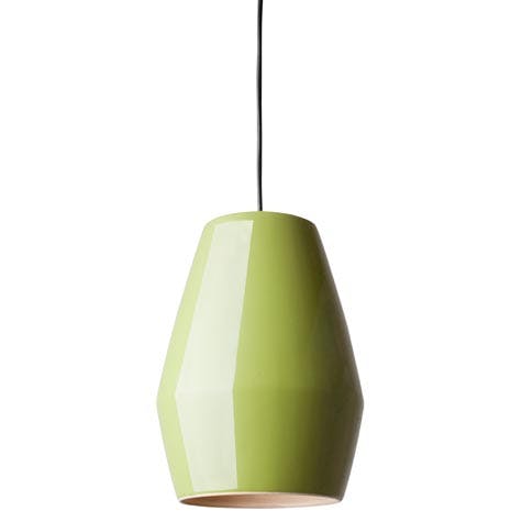 Grønn bell taklampe 