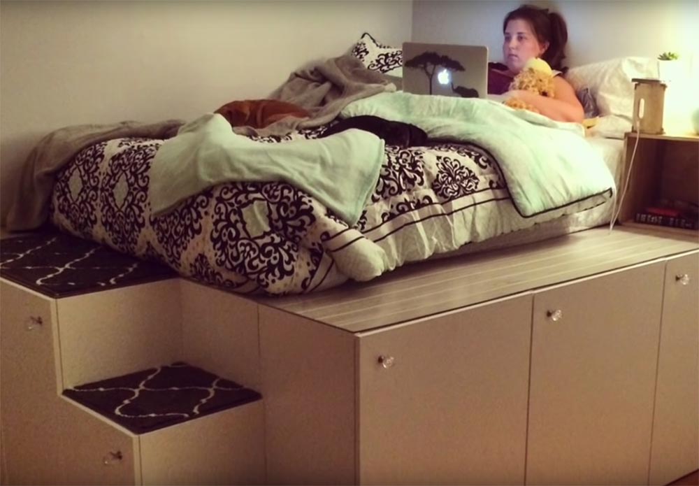 Parasit præst råd Bygg din egen seng av kjøkkenskap fra Ikea - viivilla.no