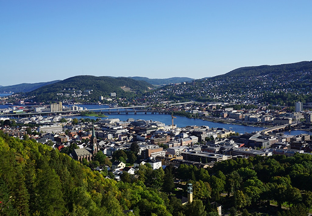 Drammen er en voksende by i Norge. 