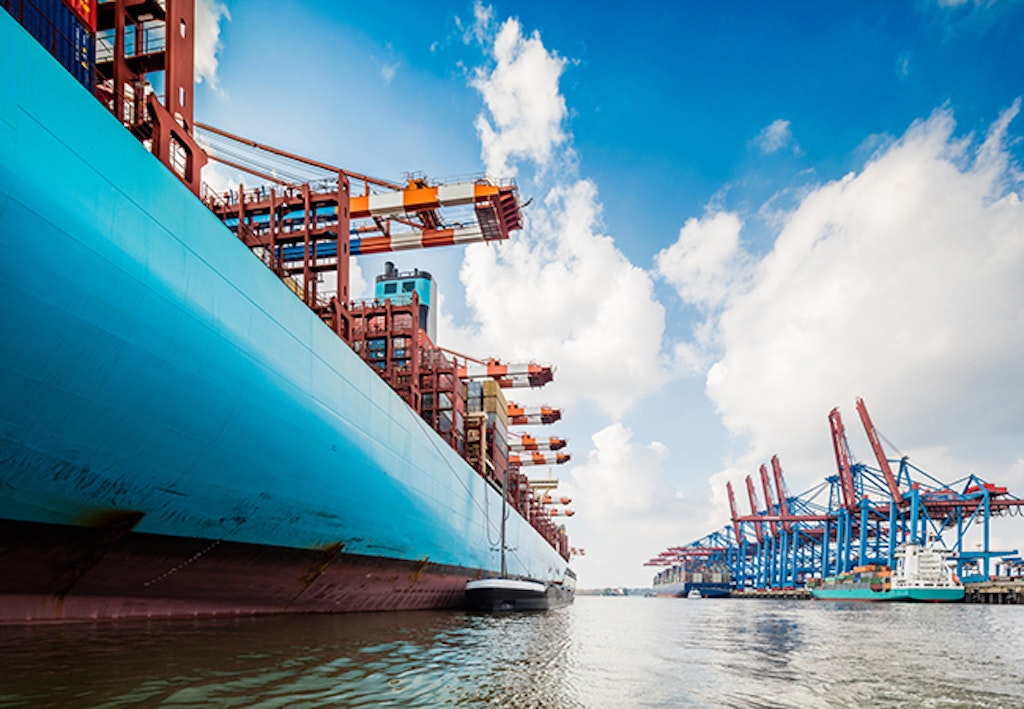 Hamburg havn er et knutepunkt mellom Russland og Europa