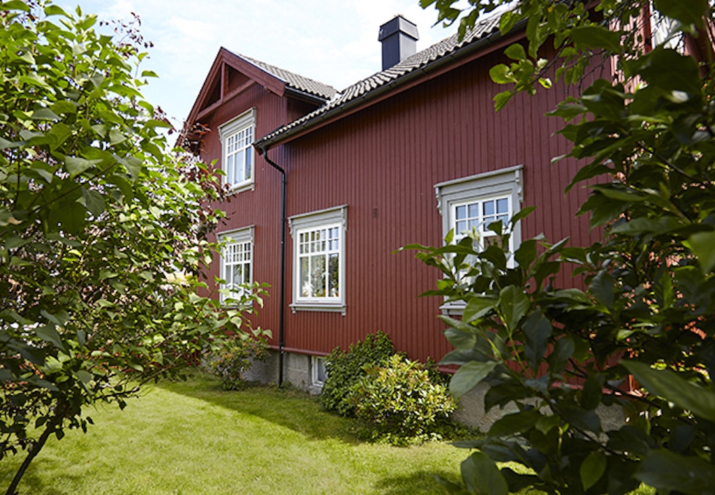 Rød er en tradisjonell husfarge