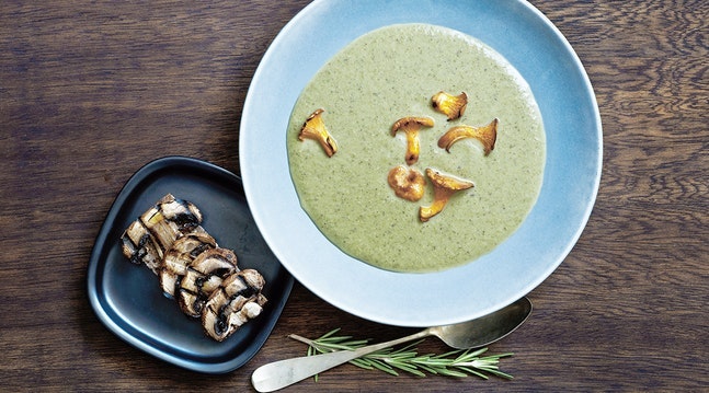 squashsuppe med kantarell