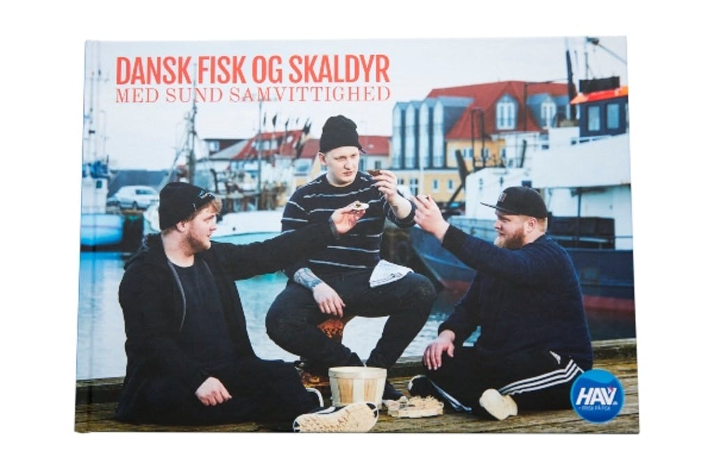 Forsiden af bogen Dansk fisk og skaldyr med sund samvittighed