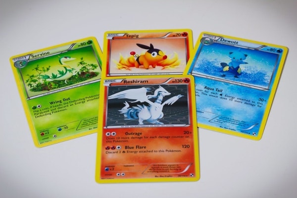 Tre Pokémonkort