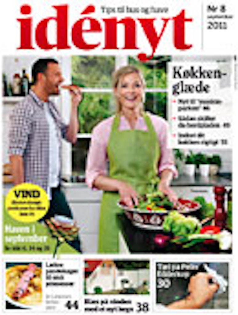 Idenyt forside med vejledning til køkkenet