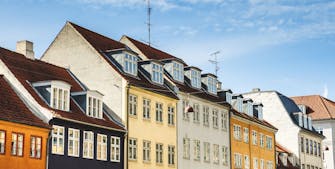 Farverige facader på ejerlejligheder i København