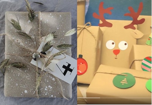 At opdage stout bagværk Gaveindpakning | 10 ideer til julens gaveindpakninger | idényt