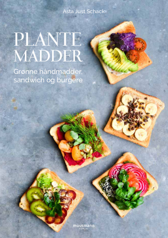 Man kan finde mere inspiration til en plantebaseret kost i kogebogen Plantemadder – grønne håndmadder, sandwich og burgere.