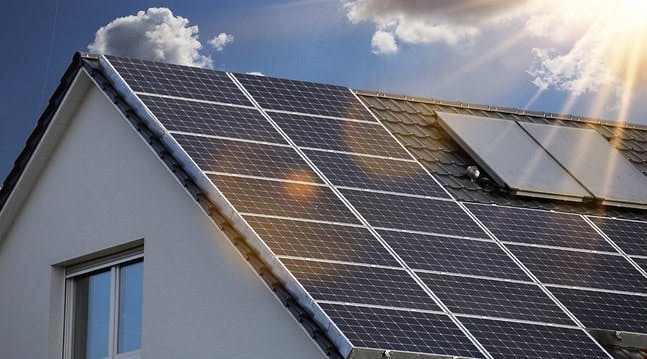 solceller på taget