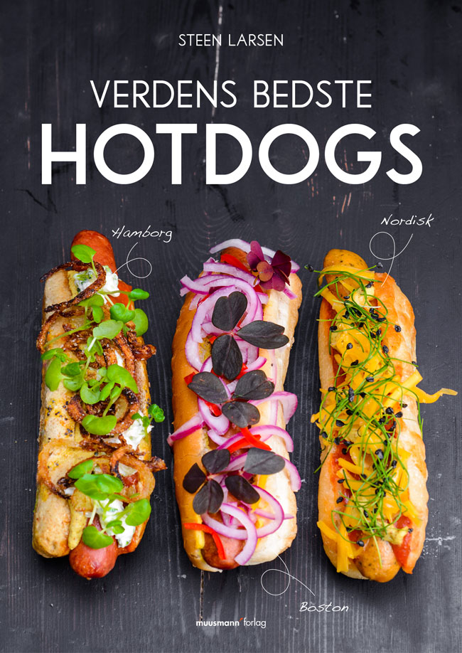 Du kan finde mange flere lækre opskrifter i bogen Verdens Bedste Hotdogs.