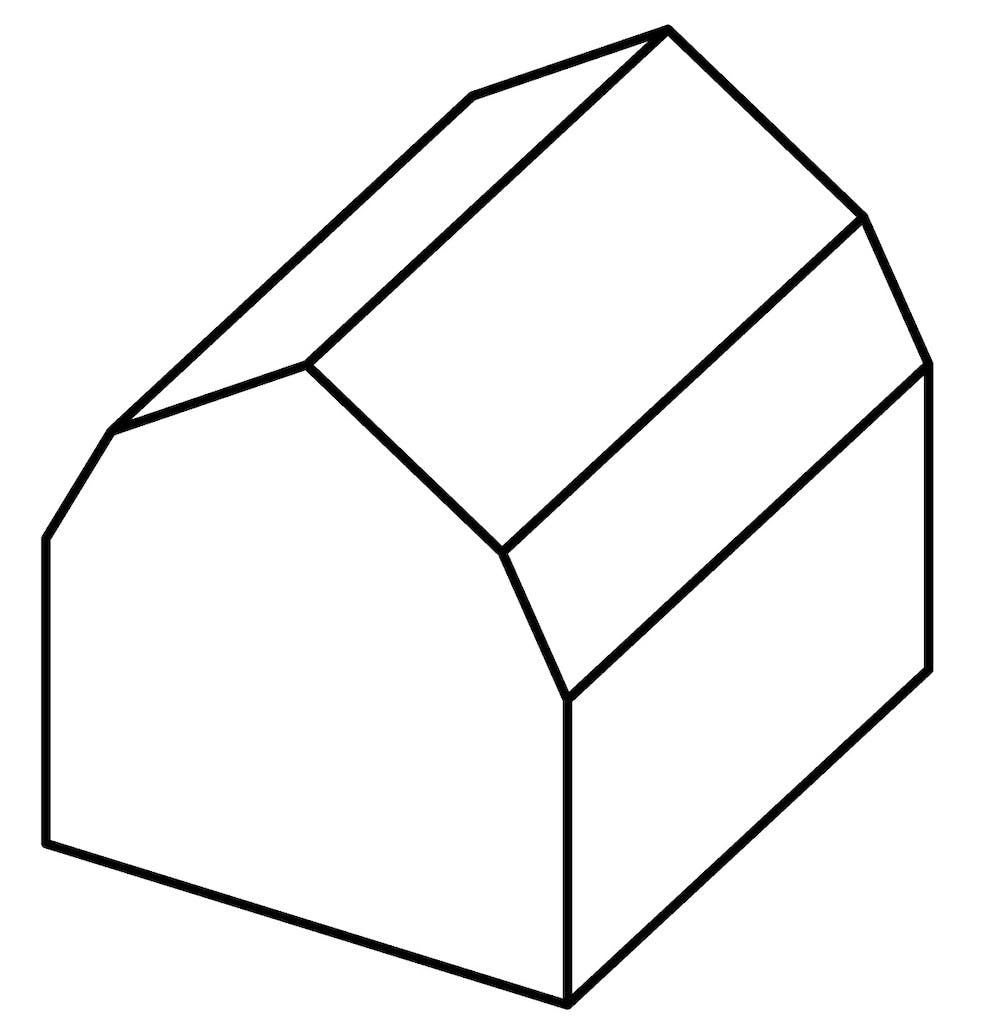manzardtag tegning