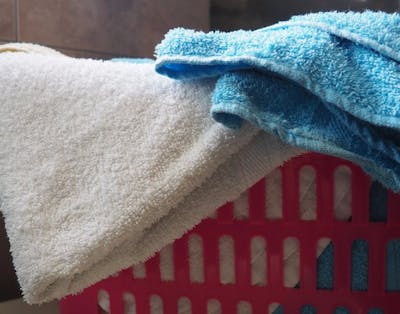 Beskidte håndklæder