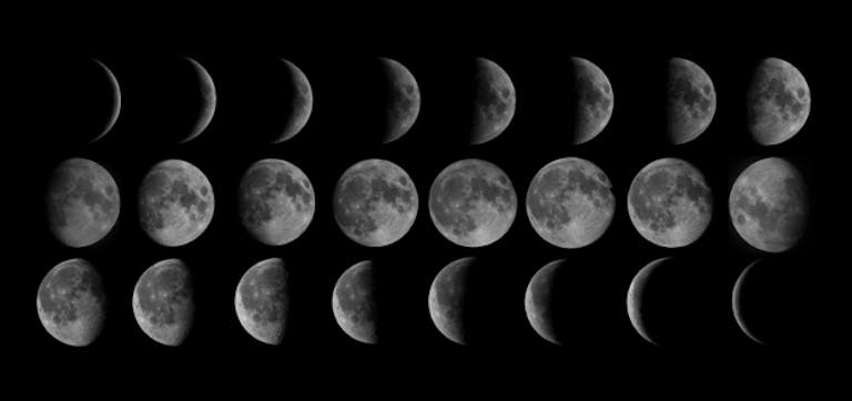 Månens faser - månefaser