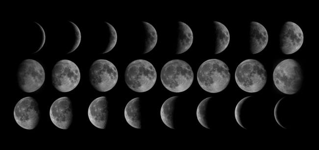 Månens faser - månefaser