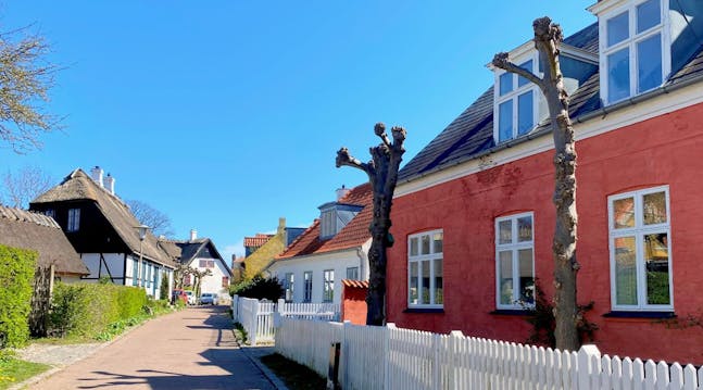 en gade i Lyngby